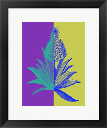 Framed Pineapple Mix II Print