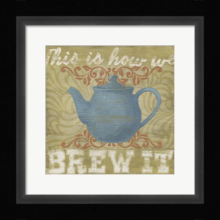 Framed Hip Kitchen I Print