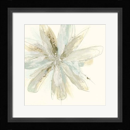Framed Floral Impasto I Print
