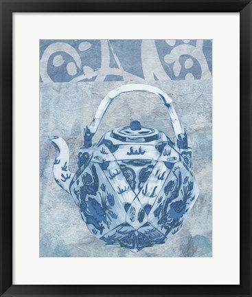 Framed Chinese Teapot  I Print