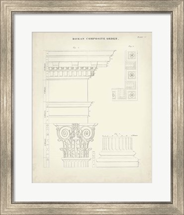 Framed Greek &amp; Roman Architecture IV Print