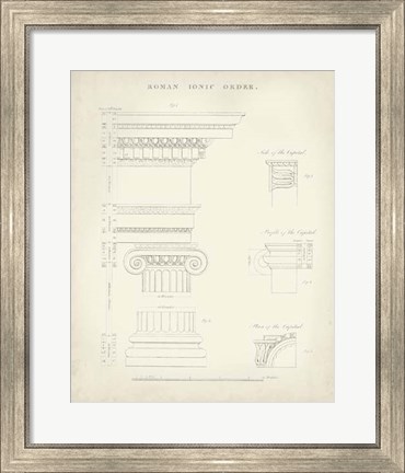 Framed Greek &amp; Roman Architecture V Print