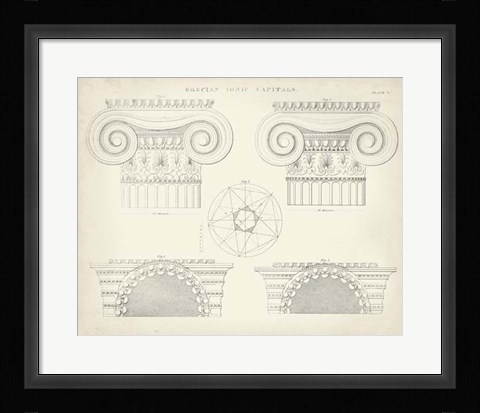 Framed Greek &amp; Roman Architecture VIII Print