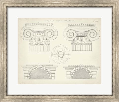 Framed Greek &amp; Roman Architecture VIII Print