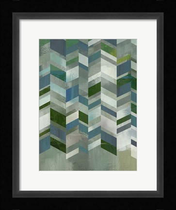 Framed Ocean Elements I Print