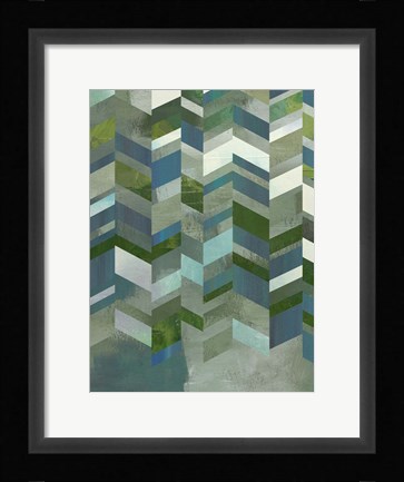Framed Ocean Elements II Print