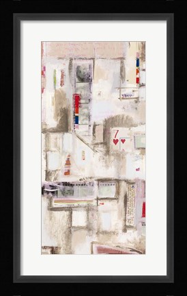 Framed Plans Four I Print