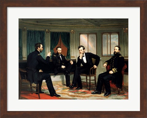 Framed Peacemakers 1868 Print