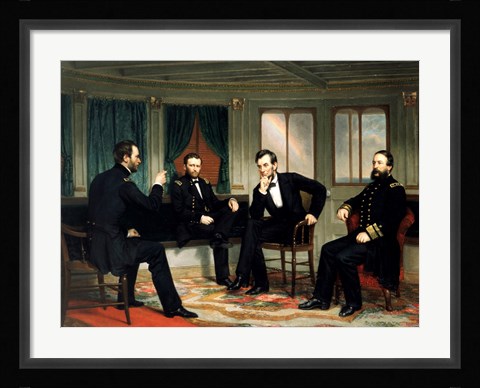 Framed Peacemakers 1868 Print