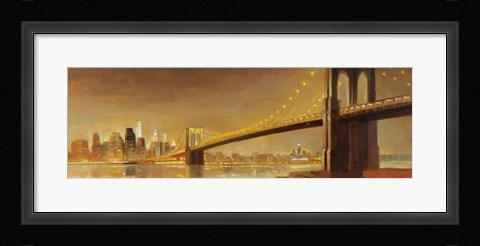 Framed Brooklyn Bridge Print