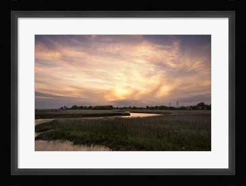 Framed Low Country Sunset I Print