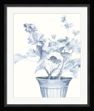 Framed Blue Geranium II Print