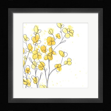 Framed Posy Pop I Print