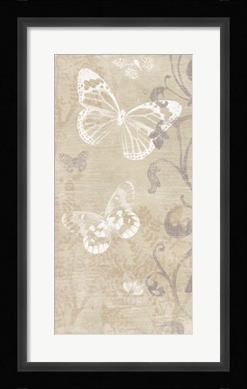 Framed Butterfly Forest II Print