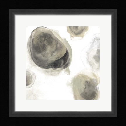 Framed Water Stones IV Print