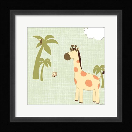 Framed Baby Jungle I Print