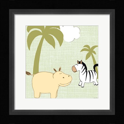 Framed Baby Jungle III Print