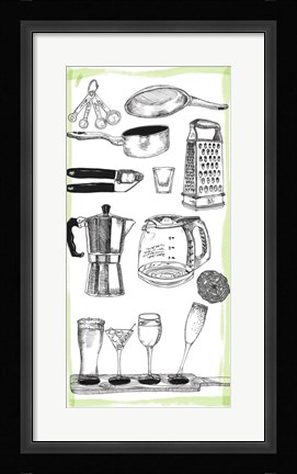 Framed Kitchen Display I Print