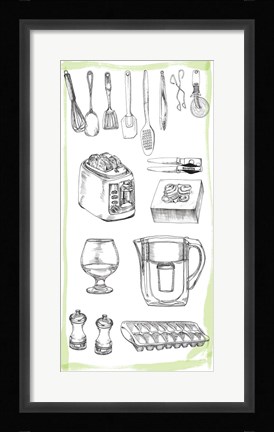 Framed Kitchen Display II Print