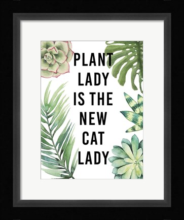 Framed Plant Love I Print