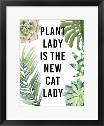 Framed Plant Love I Print
