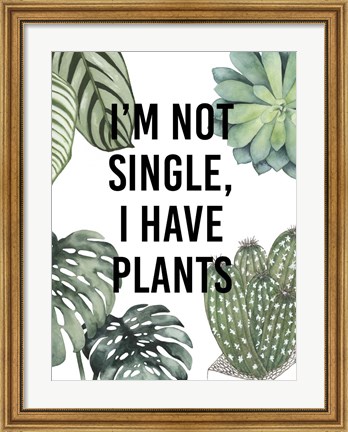 Framed Plant Love V Print