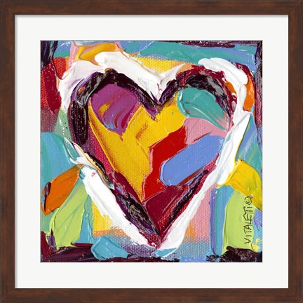 Framed Colorful Expressions II Print