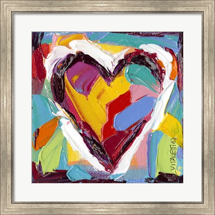Framed Colorful Expressions II Print