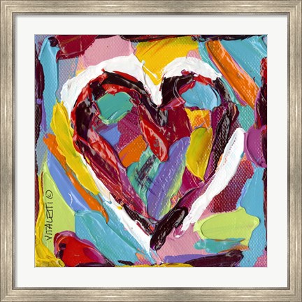 Framed Colorful Expressions III Print