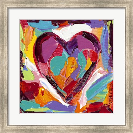 Framed Colorful Expressions IV Print