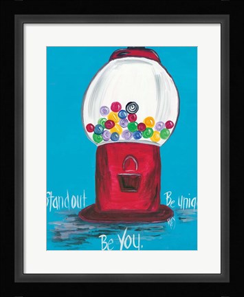Framed Be You Print
