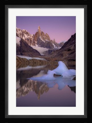 Framed Paine Towers 02 Print