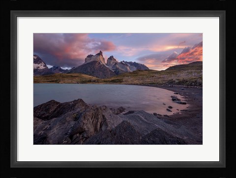 Framed Paine Towers 03 Print