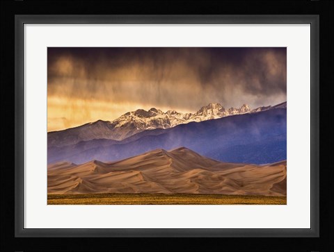 Framed Desert and Mountains Print