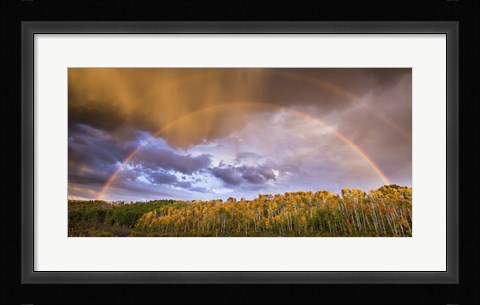 Framed Double Rainbow Print