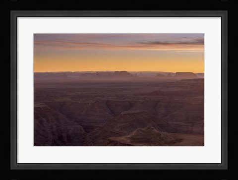 Framed Canyon Sunset Print