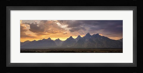 Framed Mountains Panorama Print