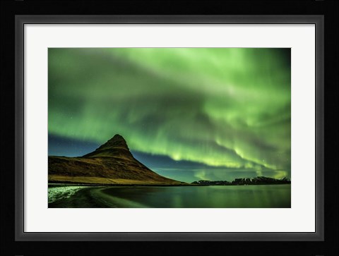 Framed Northern Lights Dance Print