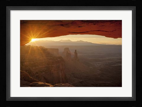Framed Sunset at the Canyon Print