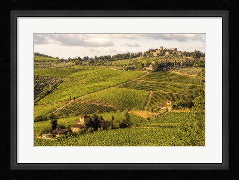 Framed Green Hills Print