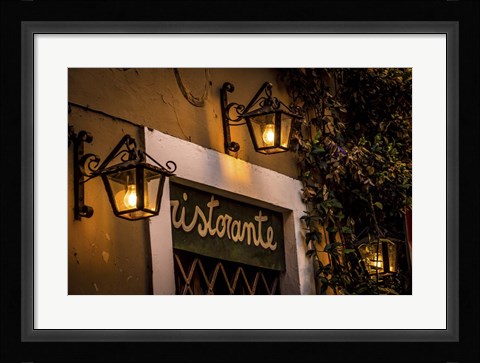Framed Ristorante Print
