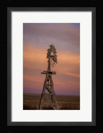 Framed Windmill Print
