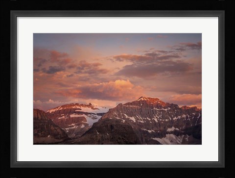 Framed Clouds over Mountains Print