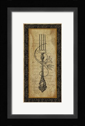 Framed Adriana Fork Print