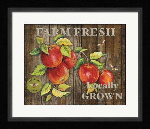 Framed Farm Fresh III Print
