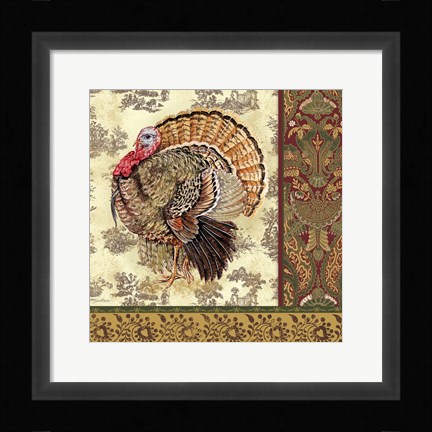 Framed Tom Turkey I Print