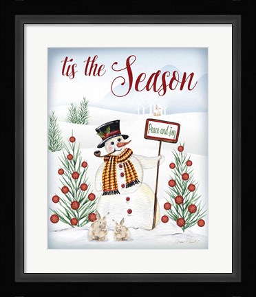 Framed Tis The Season Print
