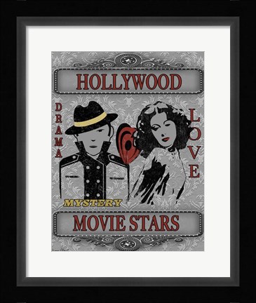 Framed Movie Night II Print
