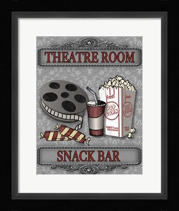 Framed Movie Night III Print