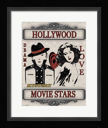 Framed Movie Night - Light II Print
